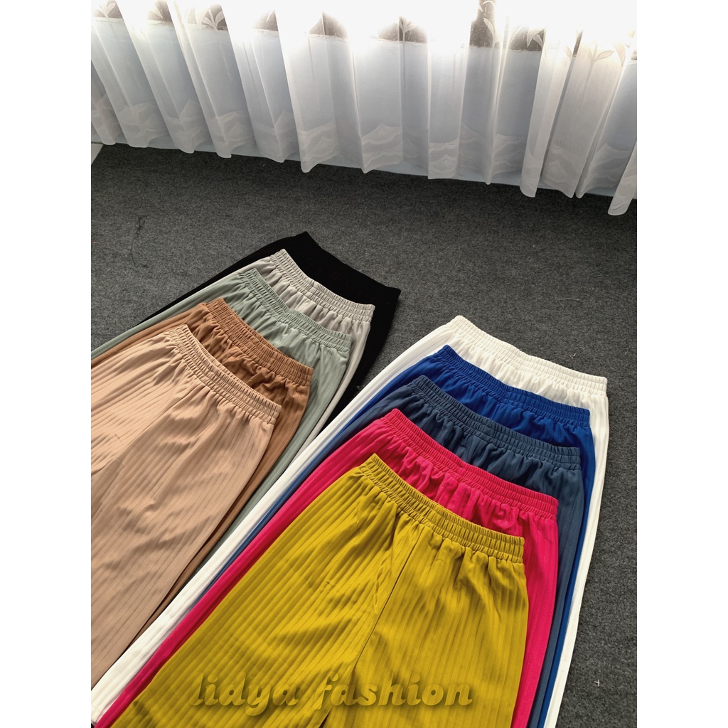 Kulot Knit Highwaist Wanita - Celana Kulot Knit Wanita Premium - Hornet Pants