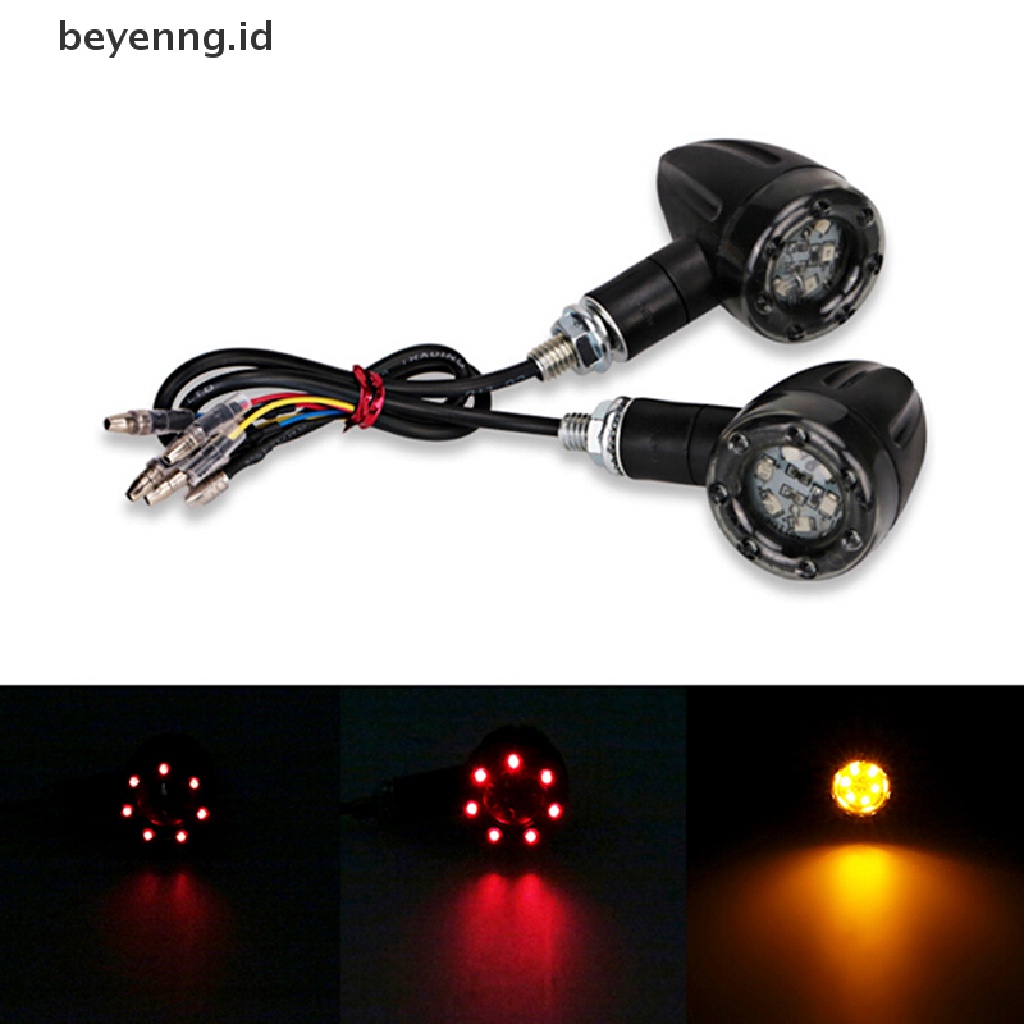 Beyen Lampu Bohlam Indikator LED Amber+red Sein Blinker Light ID