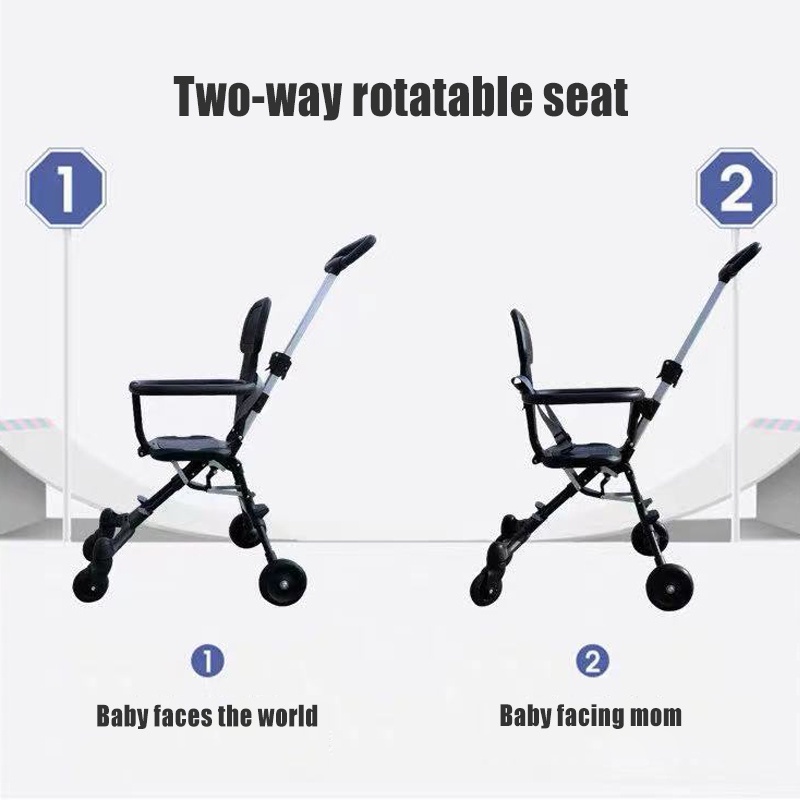 FLYBB Magic Stroller Baby 2 Way Travel Lightweight Foldable-2