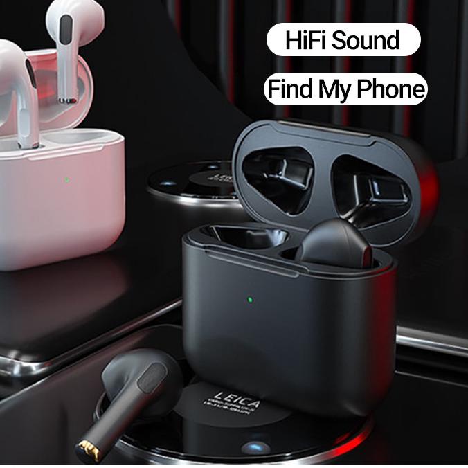 ✧ Pro 4 TWS Earphone Nirkabel Headset Bluetooth 5.0 earphones BT Handset ➢