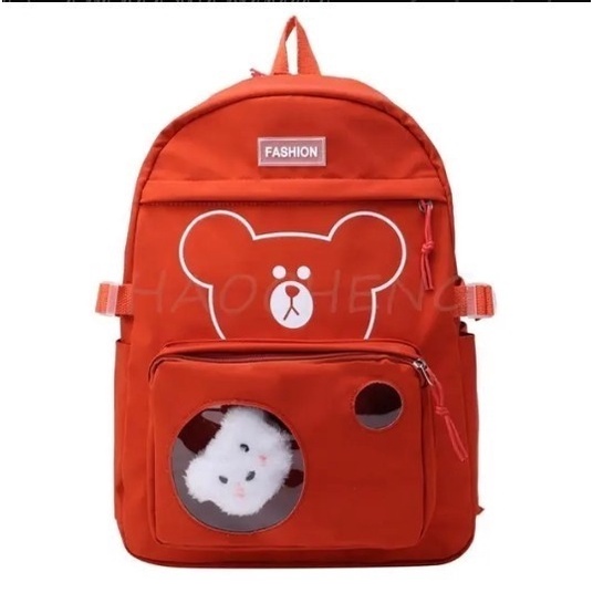 Tas Ransel Wanita Anak Perempuan Remaja Fashion Modern Korean Style / Tas Ransel Sekolah SD SMP SMU / Tas Punggung Wanita Kekinian Terbaru / Tas Sekolah Anak Perempuan Murah / Tas Ransel Anak Motif Karakter / Tas Sekolah Wanita Fashion Style