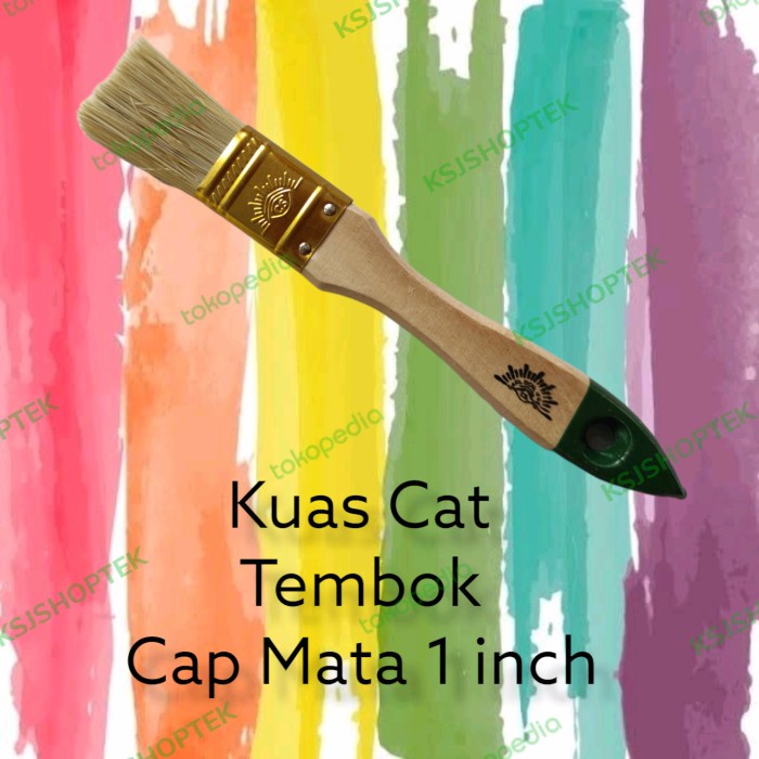 Kuas Carl Schlieper 1 inch / Tjap Mata / Kuas Cat Tembok per biji