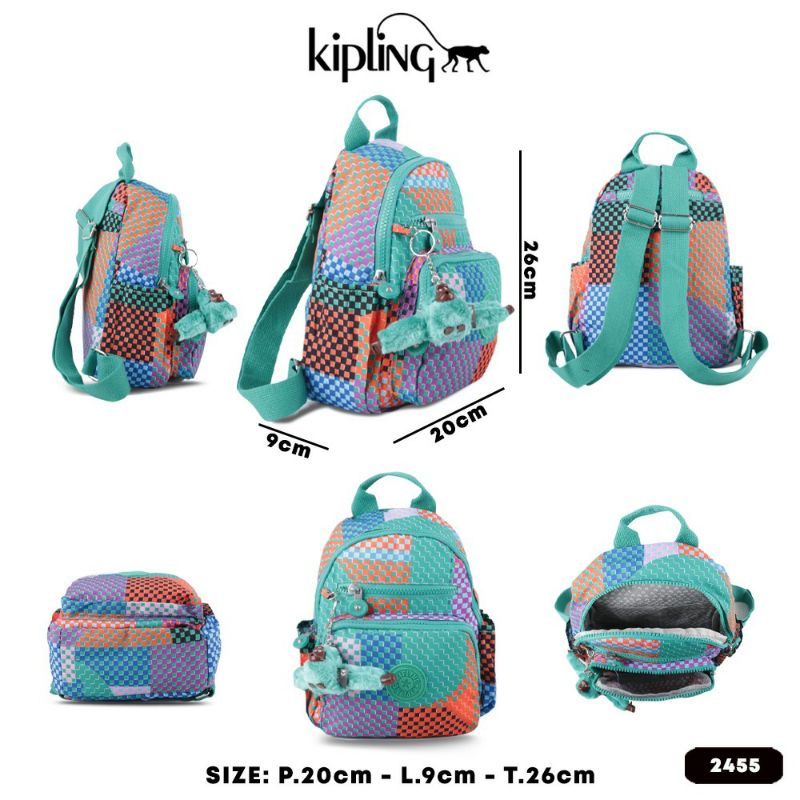 Tas ransel wanita K1pling 2455 small backpack cyutebags