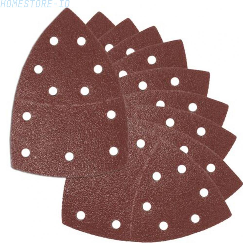 Amplas Segitiga 11lubang Kertas Amplas Tikus Hook and Loop 40-2000Grit