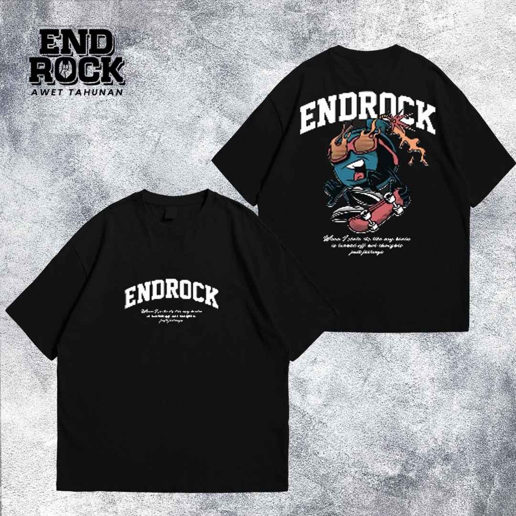 Kaos Oversize Original Endrock Tema Bomb Skater