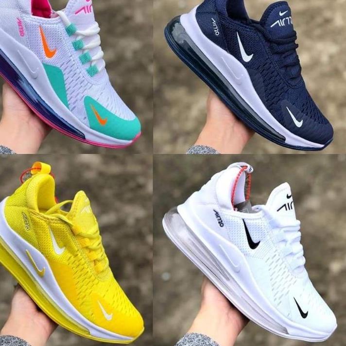 12.12 Terlaris Sepatu wanita Putih Rainbow Cocok untuk senam zumba fitness aerobik Nike tujuh Dua pu