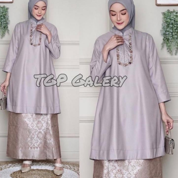 ✾ ( COD ) TUNIK BATU PAYET IMA TOYOBO ORIGINAL KAMARI / SETELAN BATU PAYET IMA TOYOBO ELEGANT / TUNI