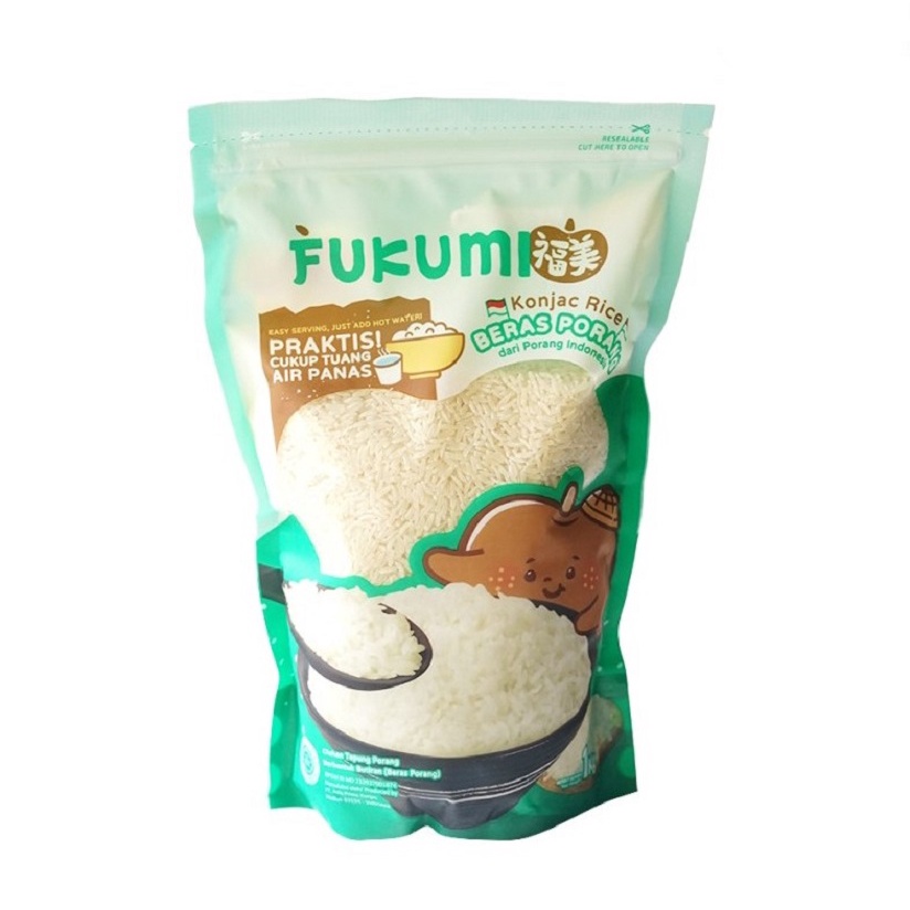 

FUKUMI BERAS PORANG SHIRATAKI KONJAC RICE POUCH 1KG