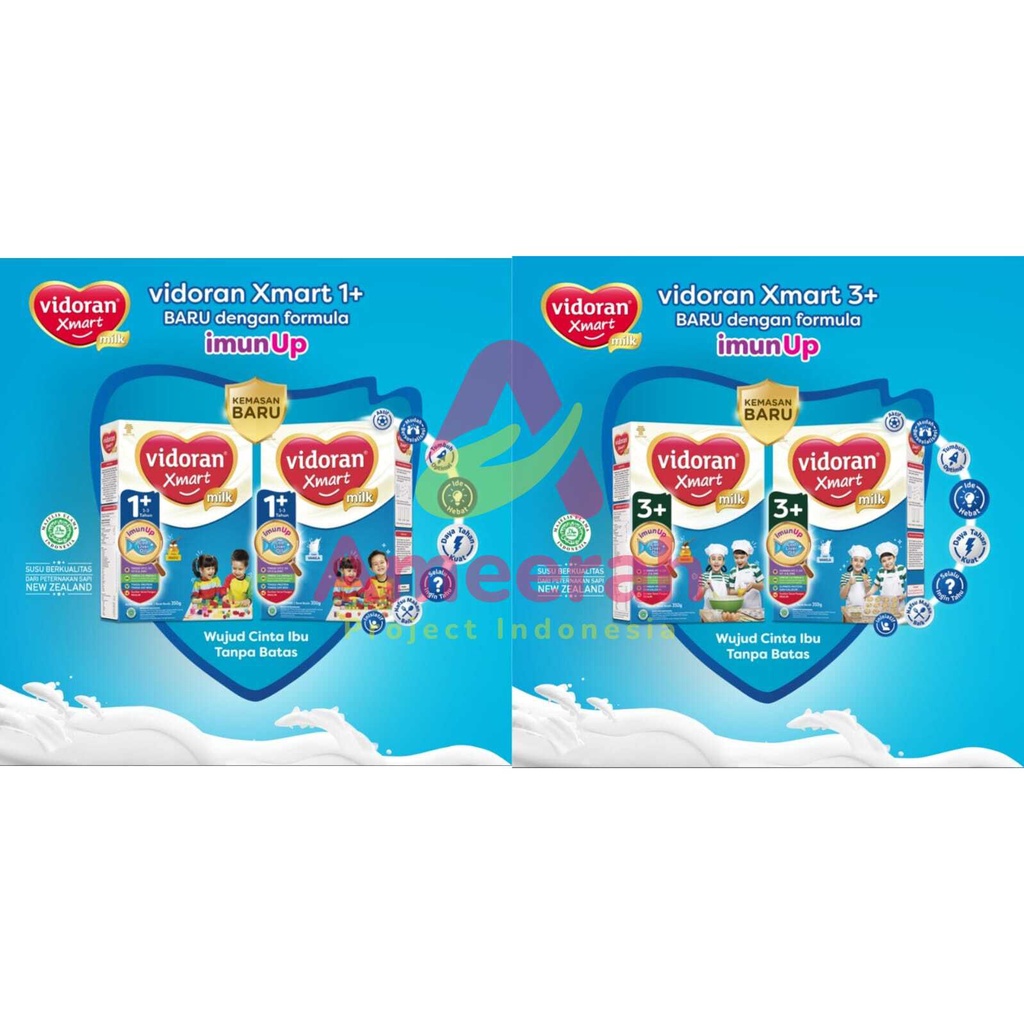 VIDORAN XMART 1+ 3+ VANILA MADU 700GR 925GR 900GR