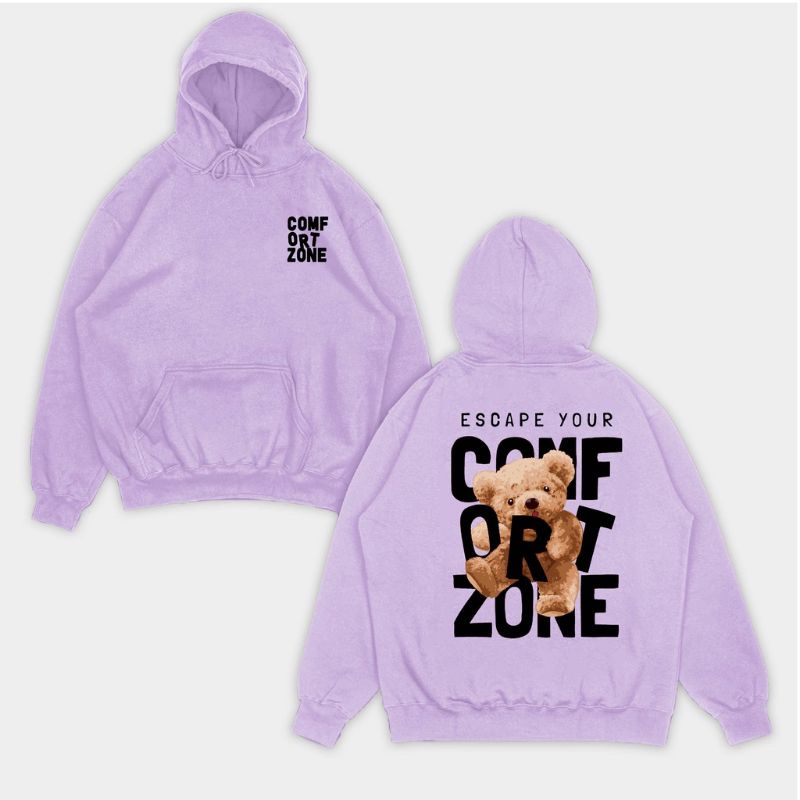 Hoodie jumper comfort zone (pria &amp; wanita)