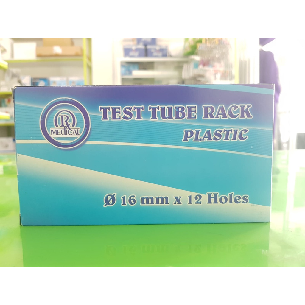 MEDICAL RAK TABUNG PLASTIK/ RAK TABUNG REAKSI PLASTIK