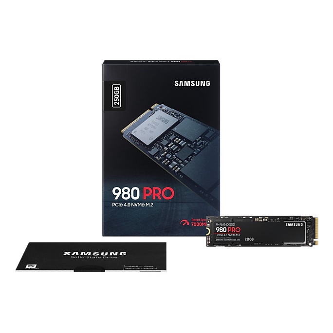 Samsung 980 PRO SSD 250GB NVMe M.2 2280 PCIe 4.0