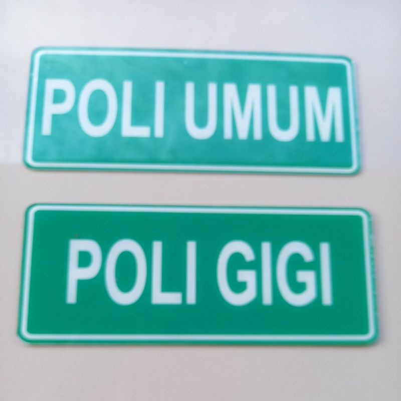 

sign board papan nama akrilik custom satu sisi 25x10 cm 1-2 hari