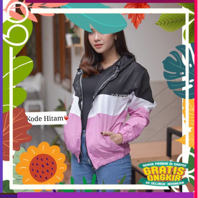 Jaket Parasut Kain Microfiber dan Lembut Jaket Wanita Pria / mustard kunyit