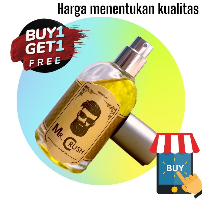 PROMO BELI 1 GRATIS 1 PARFUM MR CRUSH PARFUM HRNY PARFUM PRIA PARFUM WANITA TAHAN LAMA 30ML PARFUM MURAH PARFUM VIRAL