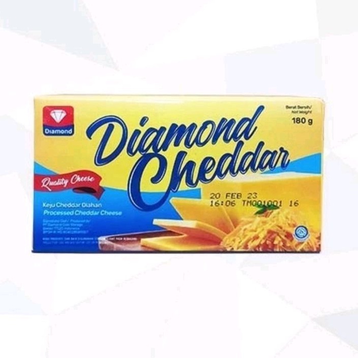 

KEJU DIAMOND CHEDDAR CHEESE 180 GRAM