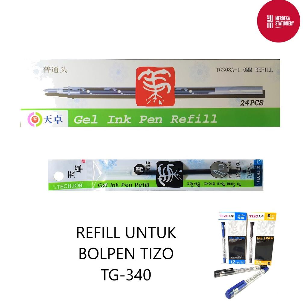 

[KODE NTBhj] (ISI 24)Refill/Isi/Tinta pulpen/bolpen/ballpen Tizo TechJob TG308A 1.0 untuk pulpen TG340/TG-340