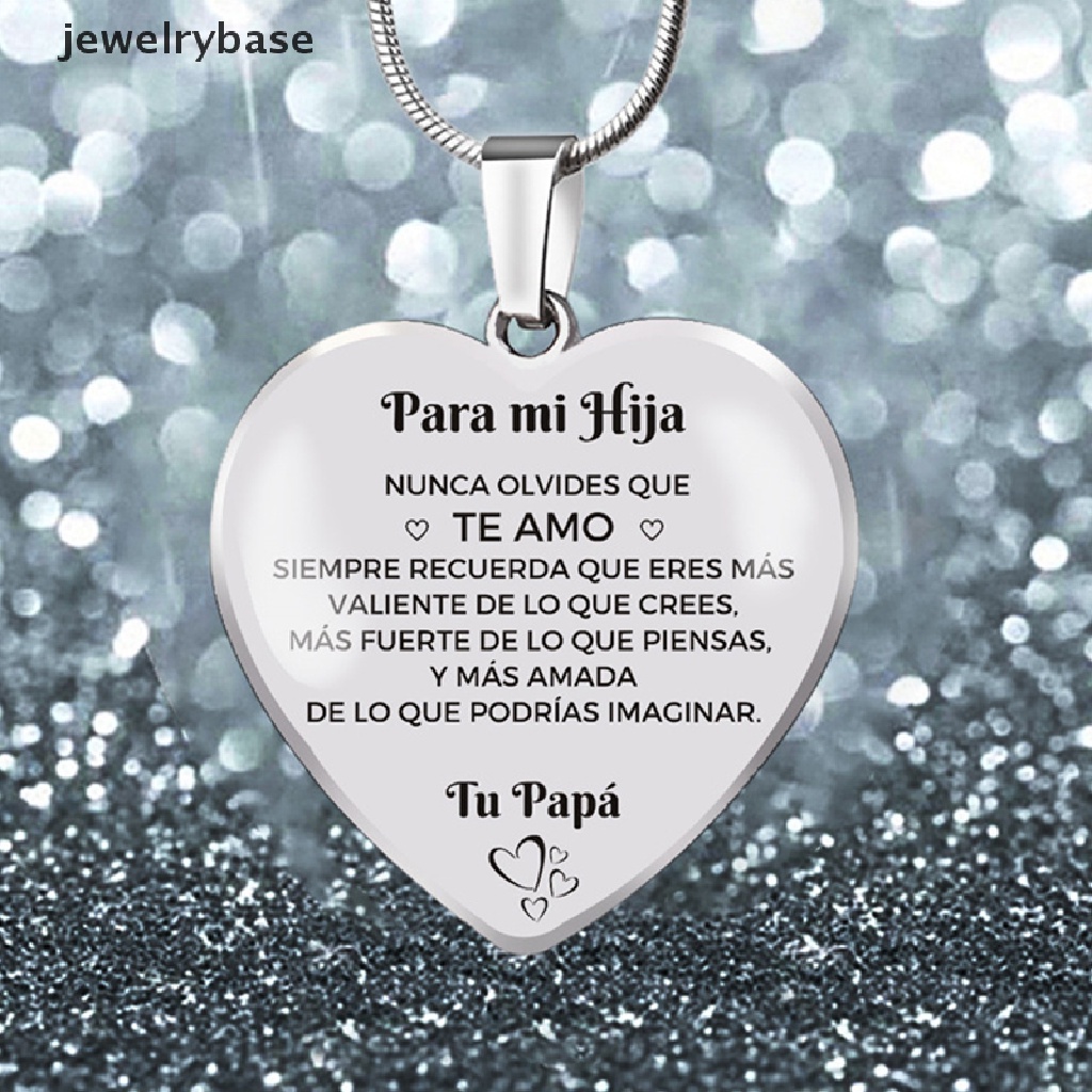 [jewelrybase] Liontin Lucu Spanyol Hati Liontin Kalung Gantungan Kunci Untuk Wanita Hadiah Ulang Tahun Hadiah Wisuda Perhiasan Keyring Butik
