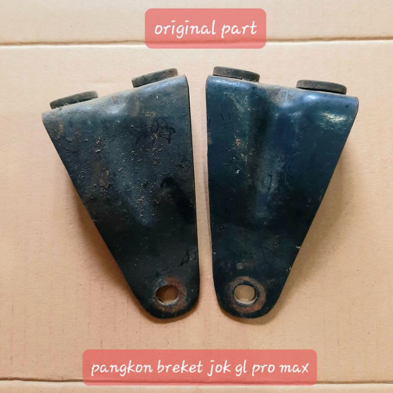 pangkon breket besi jok gl pro max gl series original bawaan motor