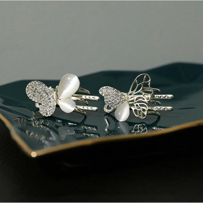 Imitasi opal Berlian Imitasi Kupu-Kupu Jepit Rambut Korea Gadis Lucu Bunga Hiasan Rambut