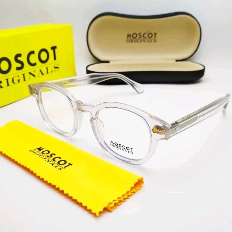 Kacamata Moscot Lemtosh Clear (Bening) frame size Medium