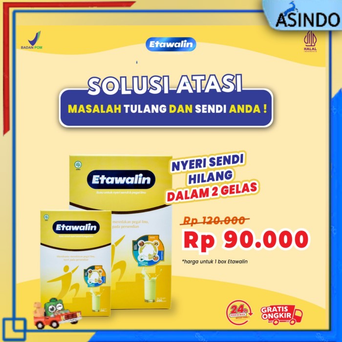 

[ COD ] ETAWALIN Susu Kambing Atasi Nyeri Sendi dan Urat - Etawaku - Etawa