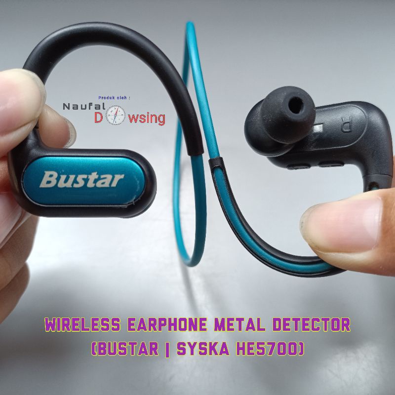 Wireless Earphone metal detector Bustar | syska HE5700 (minelab, garret, noktamakro, tianxun, handph