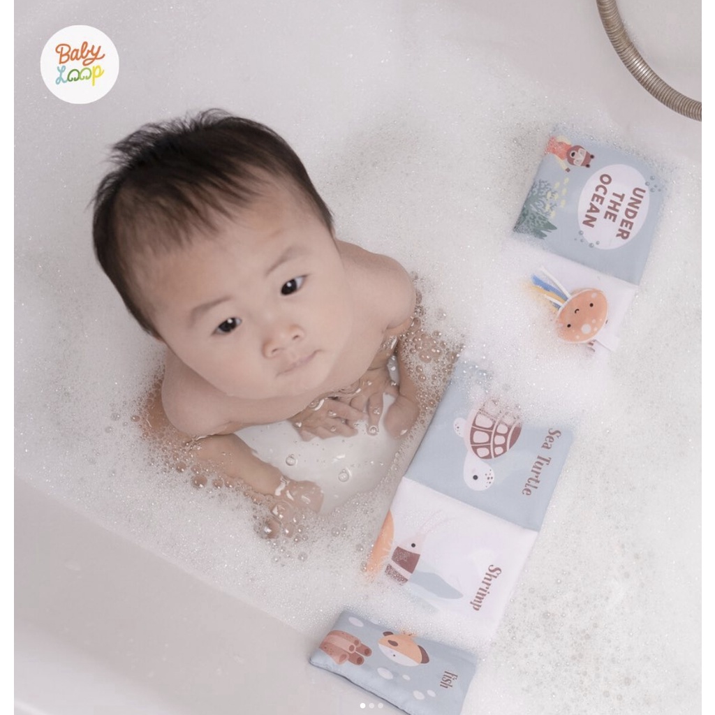 Baby Loop Softbook -  Buku Bantal Binatang Huruf Edukasi Toy Soft Book Educational Kids Anak Bayi Balita Babyloop