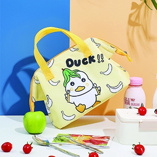 ⭐️𝐈𝐇𝐒 𝟗𝟑𝟒 𝐋𝐚𝐦𝐩𝐮𝐧𝐠⭐️Tas Bekal Lunch Cooler Bag Tas Bento Aluminium Motif Buah Dan Kartun