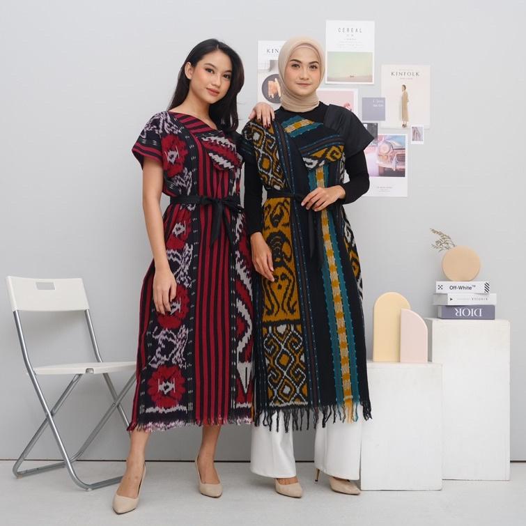 NEW PRODUCT W98 AURORA DRESS TENUN JEPARA TORAJA LOMBOK PAPUA BATIK KAMPUS DRESS KONDANGAN ☣