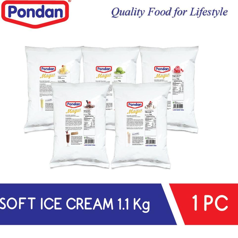 

✶ Pondan soft ice cream BULKY ♥