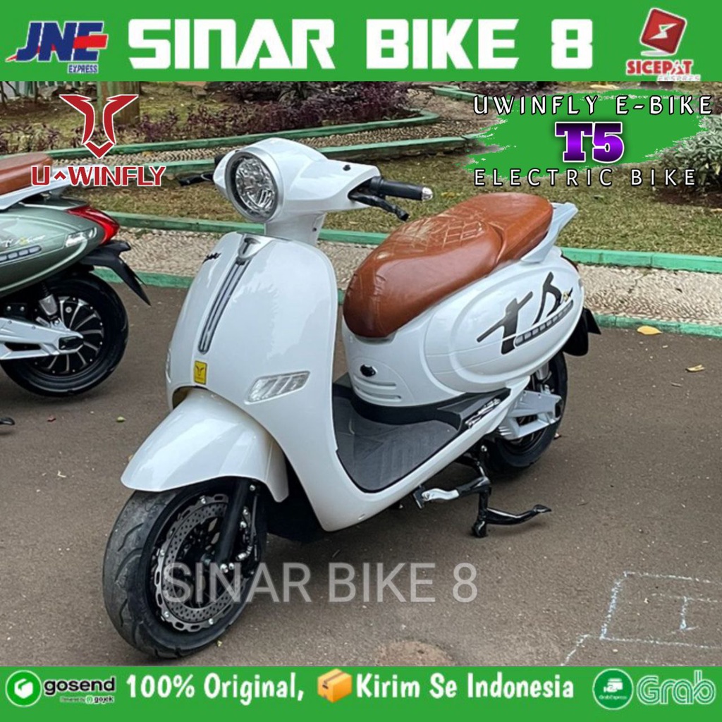 Sepeda Motor Listrik Uwinfly T5 2000 Watt dan EXOTIC SPRINTER PRIME 1200 Watt Model Vespa