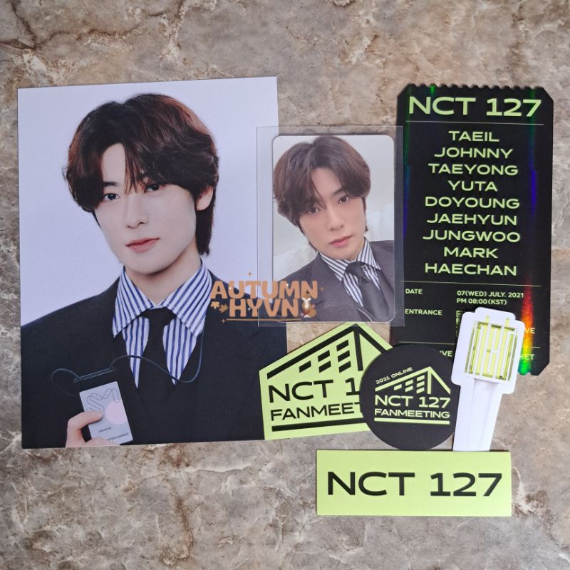 NCT 127 - Jaehyun AR photocard ticket fanmeeting Foundation Day
