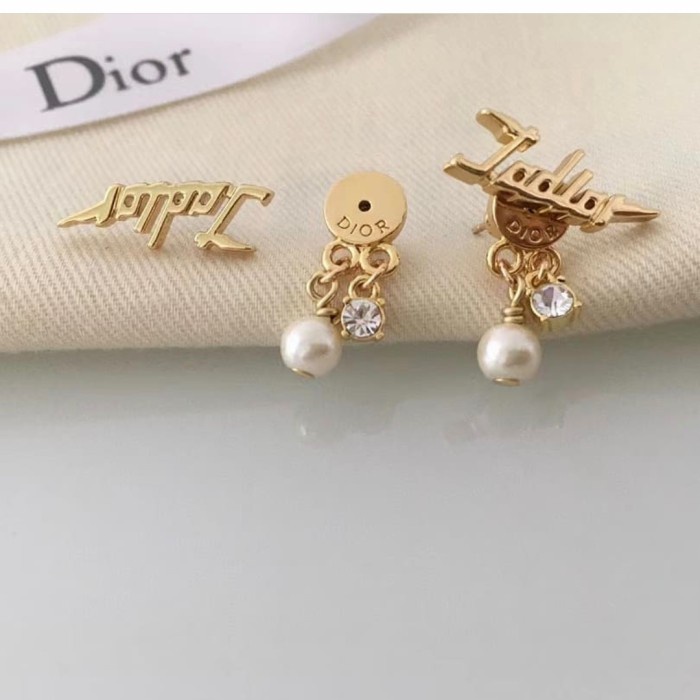 Anting Jadior dengan Mutiara, Premium Dior