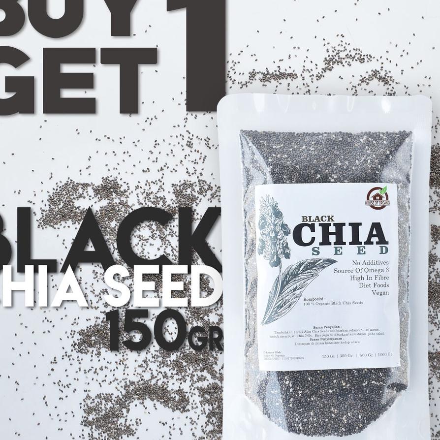 

♞ Buy 1 Get 1 Free Organic Black Chia Seed (150 gr) ❈