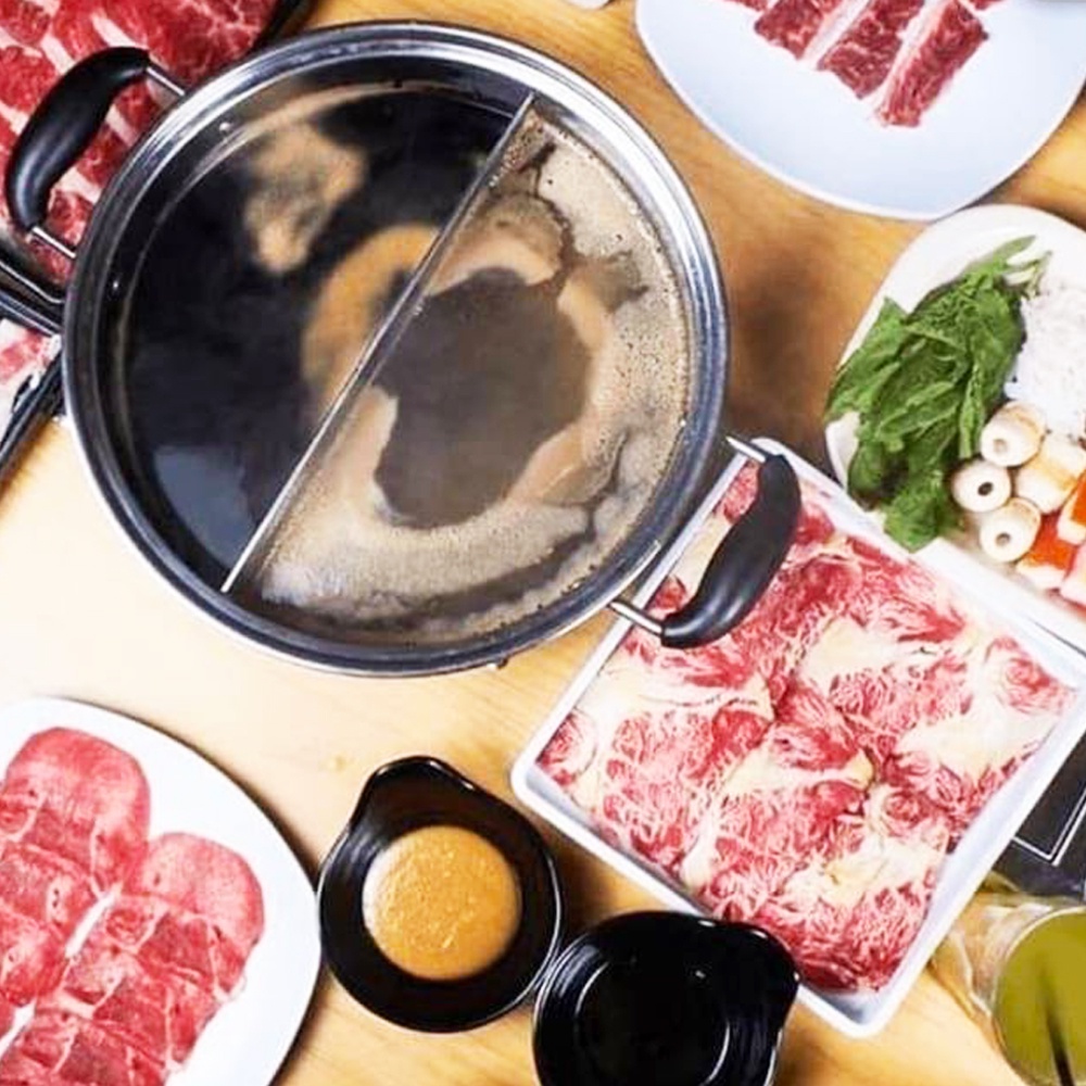 DM - Maxim Panci Shabu Shabu Suki Pan Hot Pot Sukiyaki 26 Cm Tutup Kaca Stainless steel