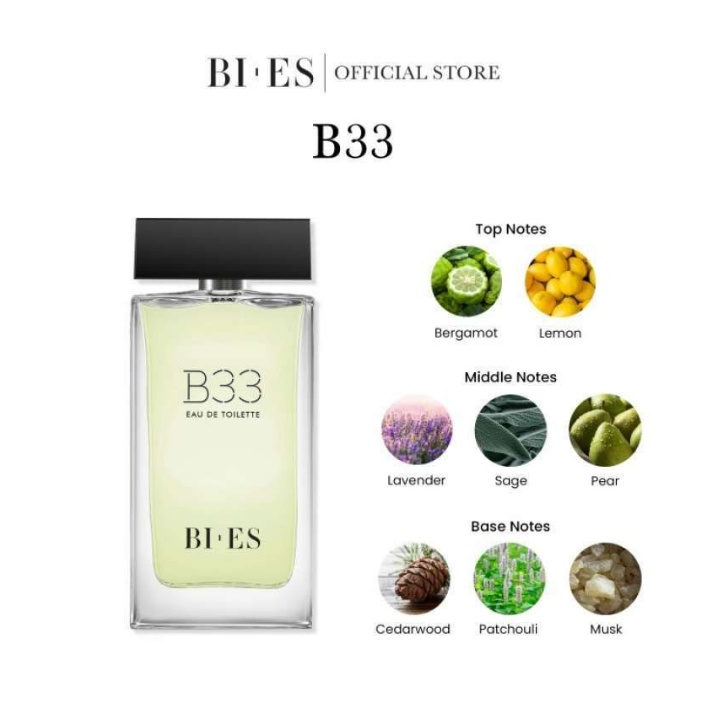 BIES B33 Parfum Pria - EDT 90 ML