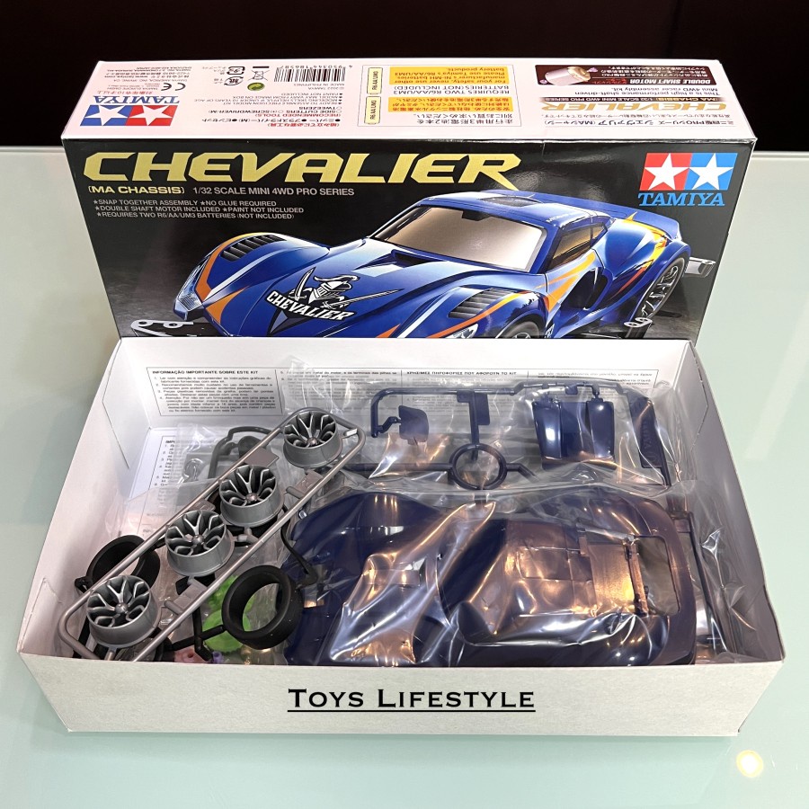 Mainan Rakit Mobil Tamiya Mini 4WD - Chevalier (ORIGINAL)