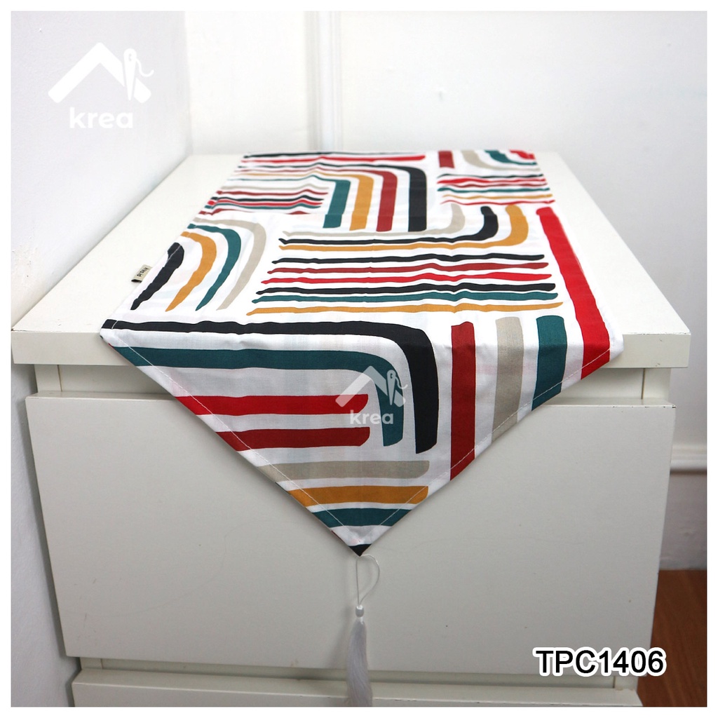 Taplak Meja / Table Runner Ukuran 105x30 - 150x35 TPC1406