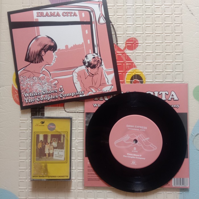 Laris Vinyl Kaset White Shoes And The Couples Company Bundle 7" + Kaset