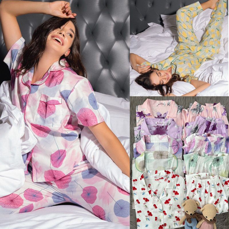 Wcl** set pajamas cotton