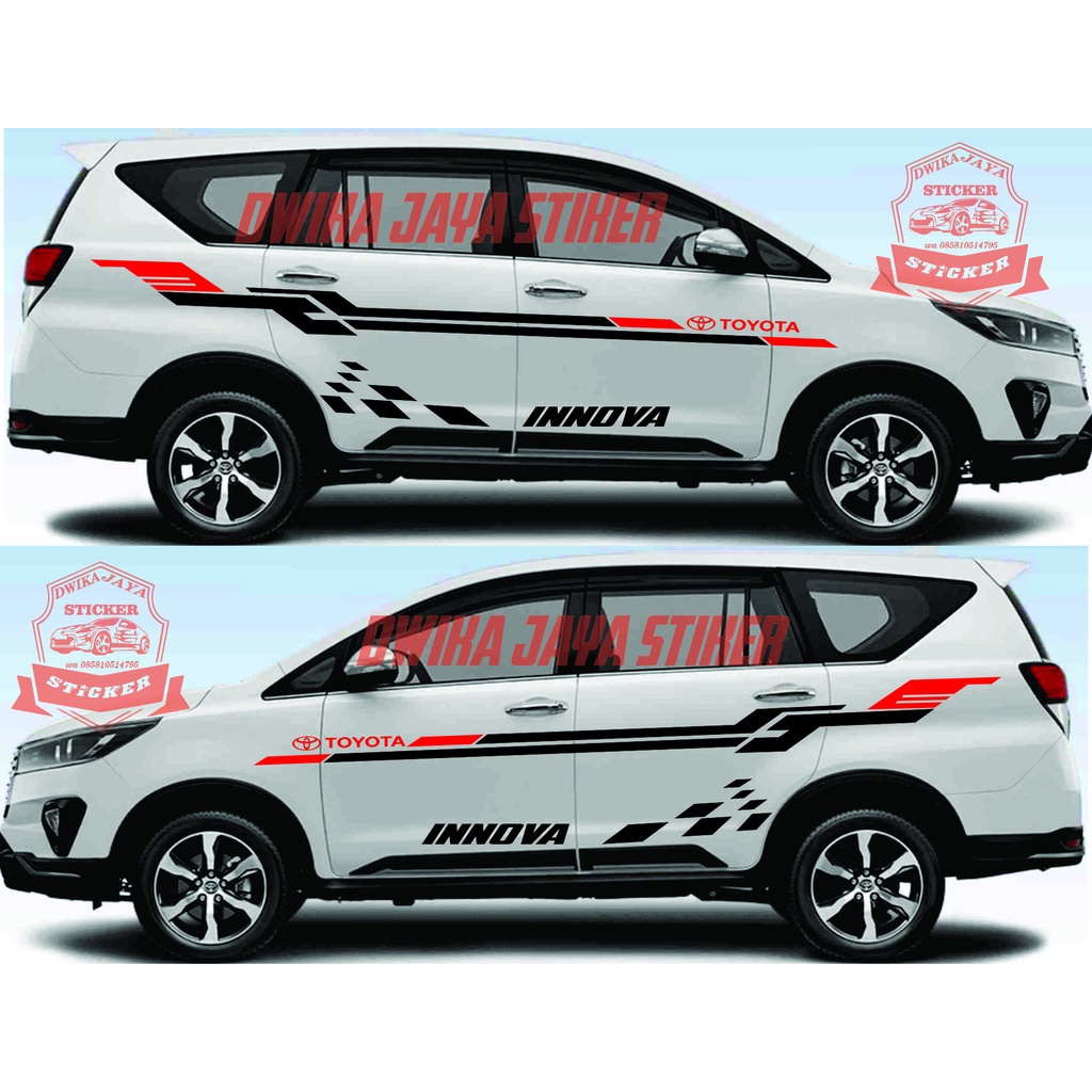 Stiker stiker mobil toyota innova cutting stiker mobil toyota terkeren