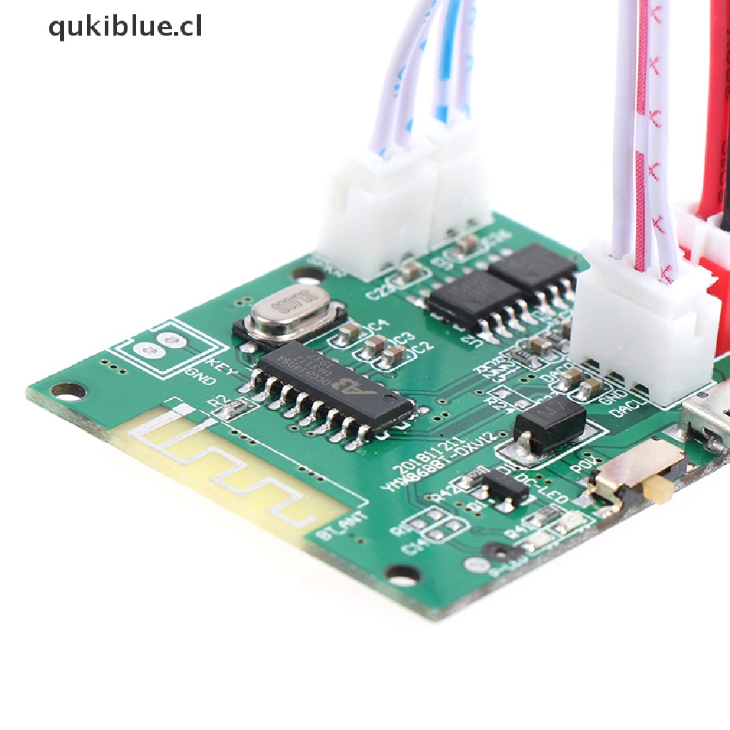 Qukiblue Bluetooth 5.0 Amplifier Board Mini 5W * 2motip Stereo Power Amp Decoder Audio Module cl