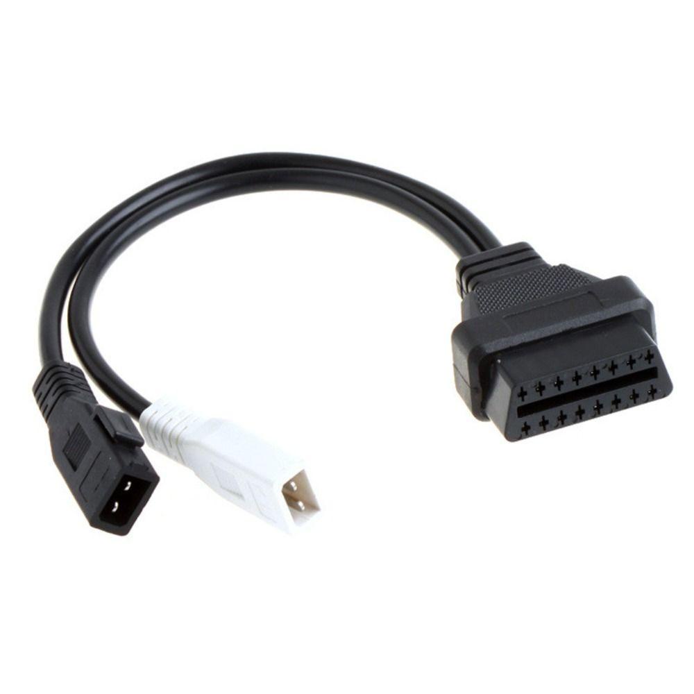 Lanfy Kabel OBD2 1PC 2X2 OBD1 OBD2 16Pin Female Connector Transfer Connector Kabel Adaptor VAG Adapter