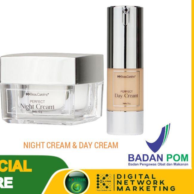 ➬ K BEAUCARELINE PERFECT NIGHT CREAM & DAY CREAM ORIGINAL ◘