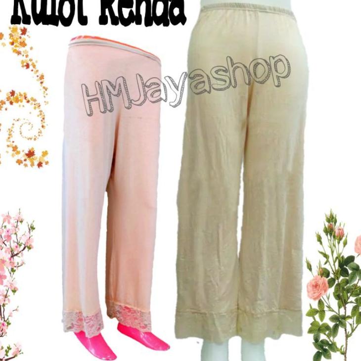 ➸ Celana Renda  Kulot Renda Daleman Gamis ☈