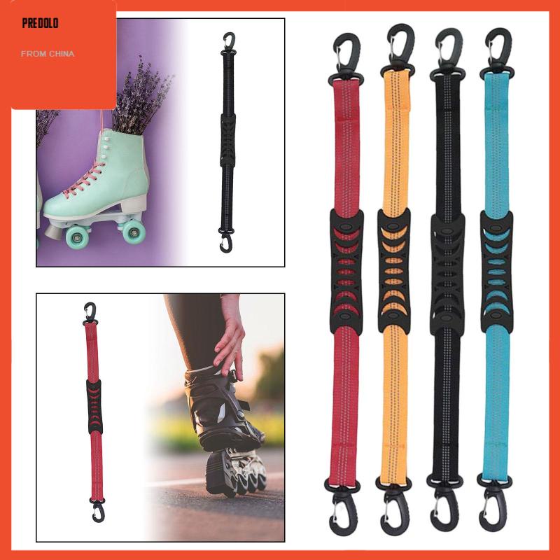 [Predolo] Tali Carrier Sepatu Skat Portable Dengan Kait Ujung Sabuk Ski Boot Strap