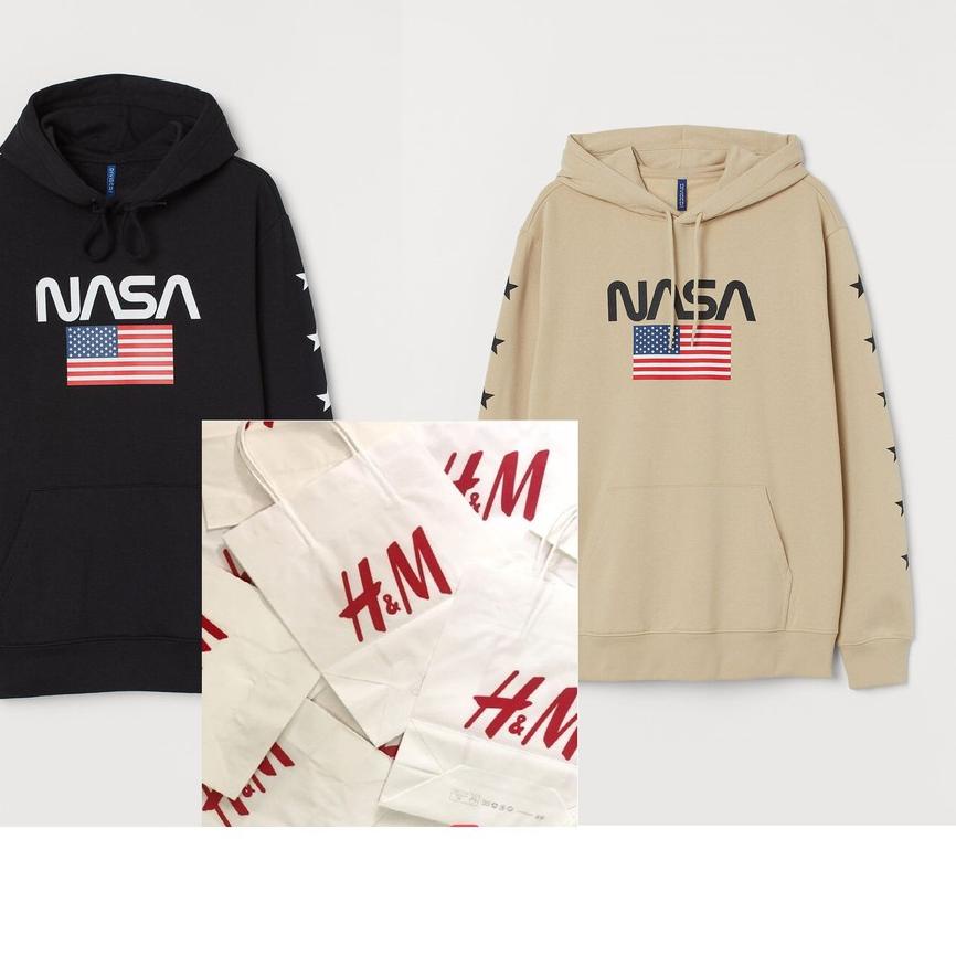 ➫ Hoodie H&M Hnm Nasa USA Flag Astronot Original ♙