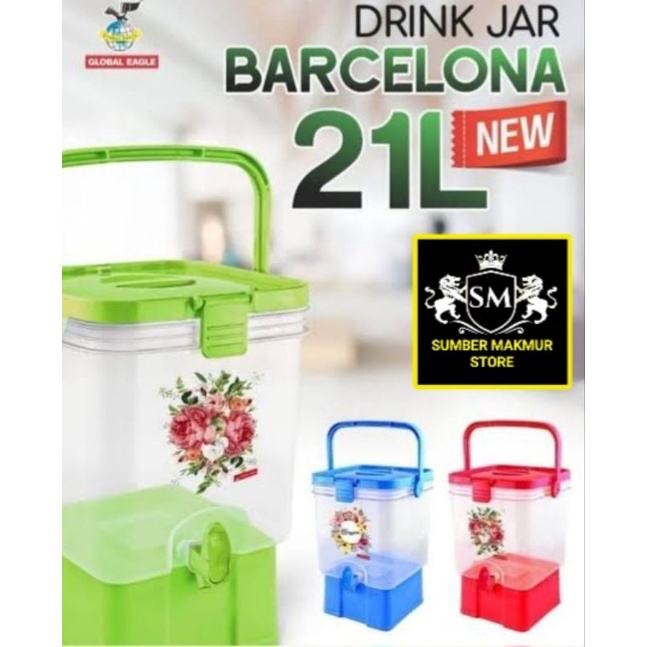 DRINK JAR/DISPENSER AIR BARCELONA NO 21L GLOBAL EAGLE
