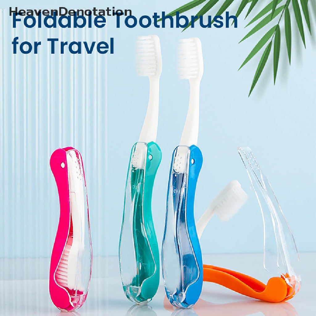 [HeavenDenotation] Sikat Gigi Lipat Travel Portable Camping Toothbrush Hiking Tooth Brush Tools HDV